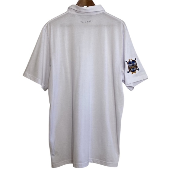 New Travis Mathew Polo Shirt Mens XL White The Zinna Short Sleeve Golf Tennis - Picture 2 of 15